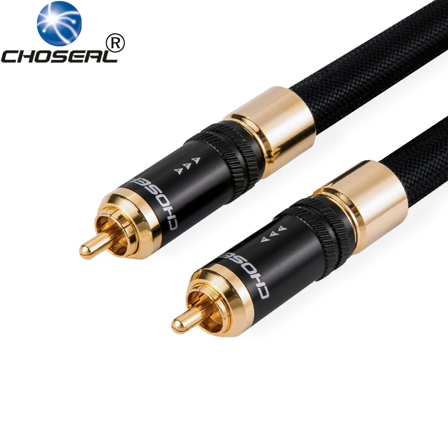 Choseal QS993 Digital Coaxial Audio Cable RCA To RCA Single Crystal