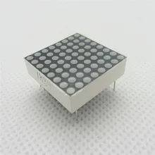 10 шт. 8x8 8*8 мини матричный DIY дисплей Красный общий анод цифровой трубки 16-pin 20 мм x 20 мм 1,9 мм DIY электронный светодиодный