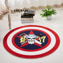 Лутаси мультфильм Prinetd круглый ковер для гостиной компьютерный стул Площадь Ковер детская игровая палатка коврик для гардеробной ковры