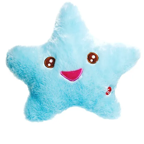 Colorful Battery Powered Decorative Flashing LED Light Plush Pink