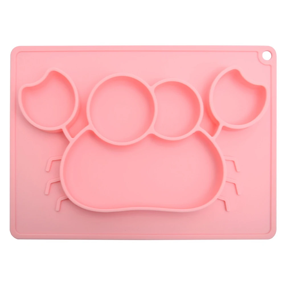 Baby Feeding Mat Toddlers Silicone Placemat Dishwasher Microwave Oven Safe Fits Most High Chair Trays Tableware