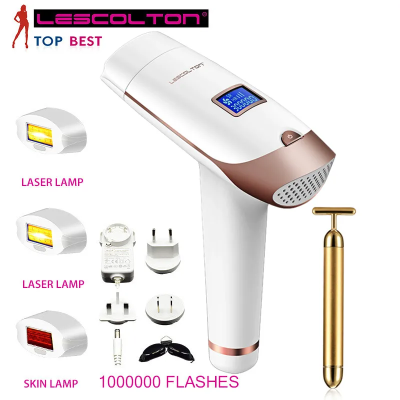 100% оригинал Lescolton IPL эпилятор постоянный лазер удаление волос ЖК дисплей Эпилятор