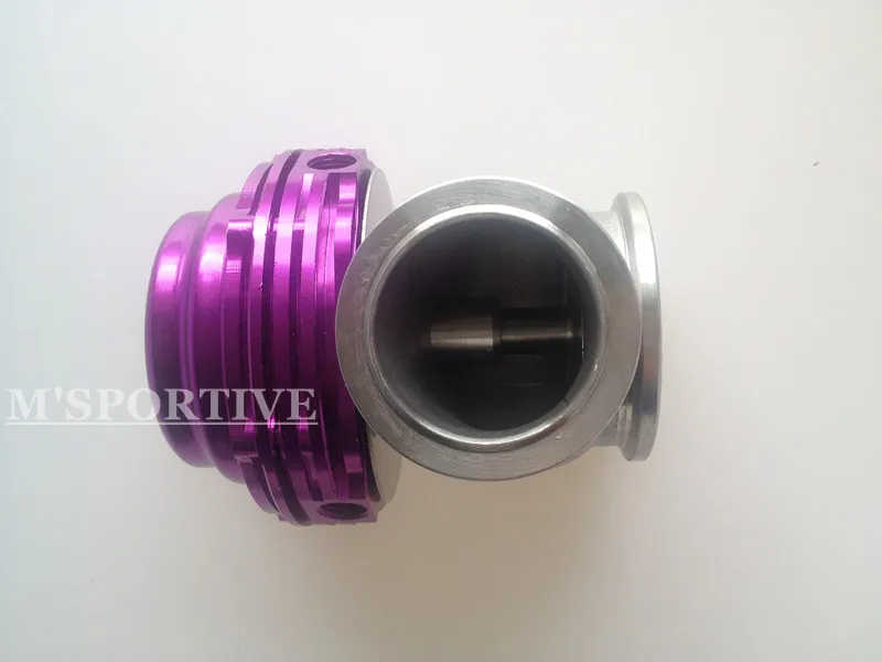Wastegate MVS 38 мм фиолетовый с V образной полосой и фланцами Все пружины|mvs| |