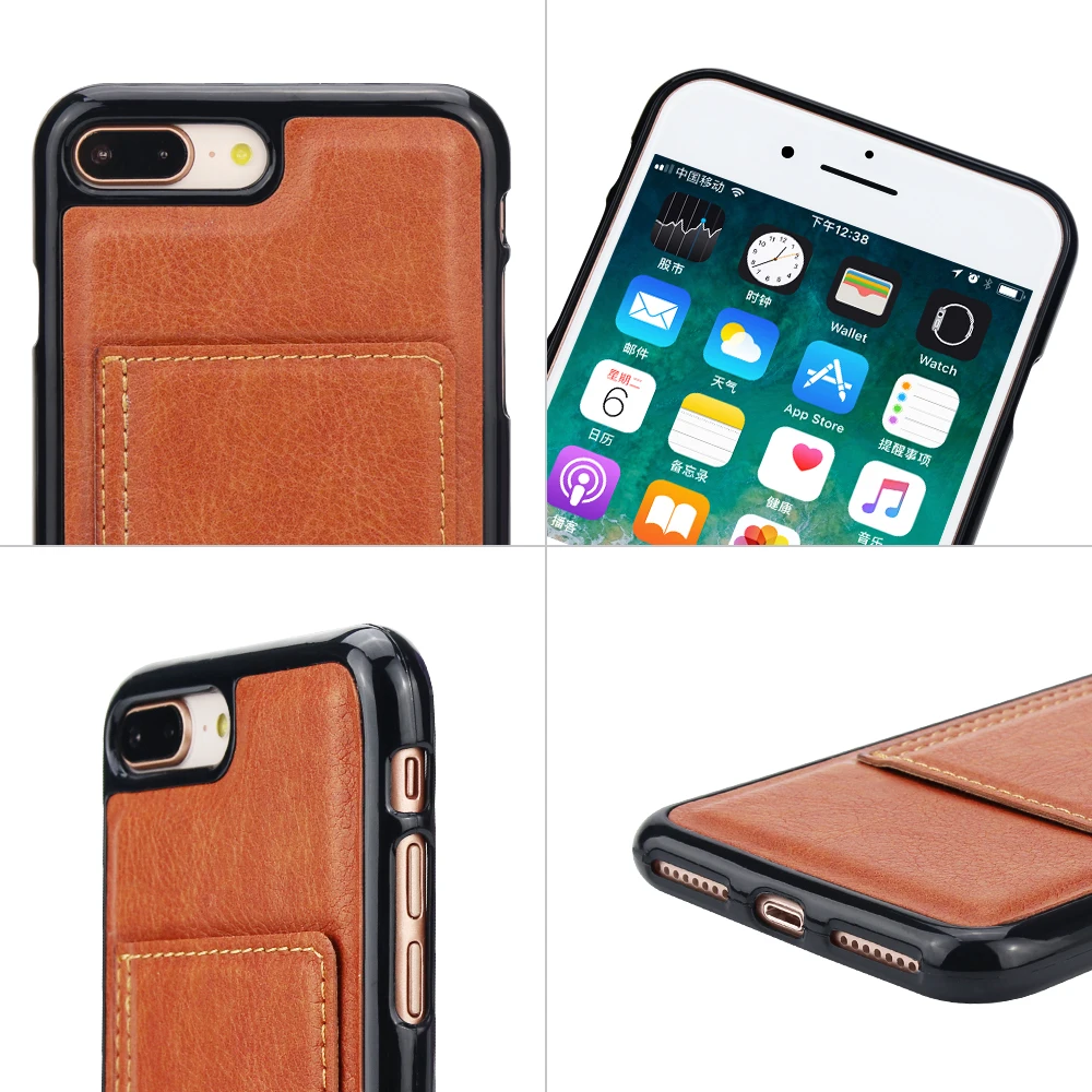 Роскошный деловой кожаный кошелек, чехол для телефона s для iPhone 6s 6 для iPhone X 8 7 6s Plus, чехол-подставка для мобильного телефона fundas