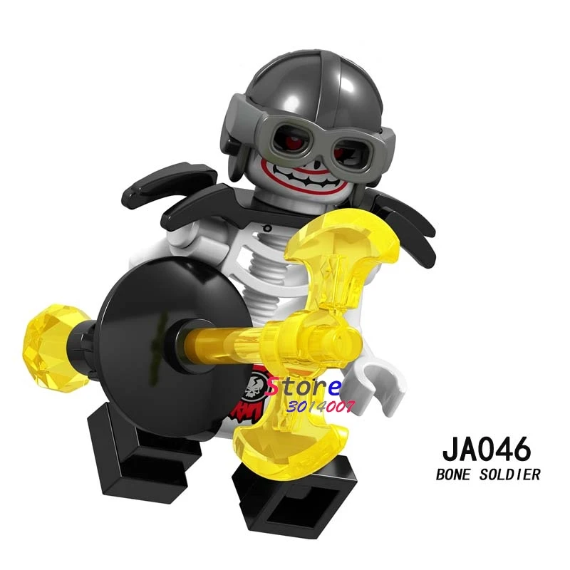 Одна модель строительных блоков серии Chokun Snappa Garmadon Акула скелетные игрушки для детей - Цвет: JA046