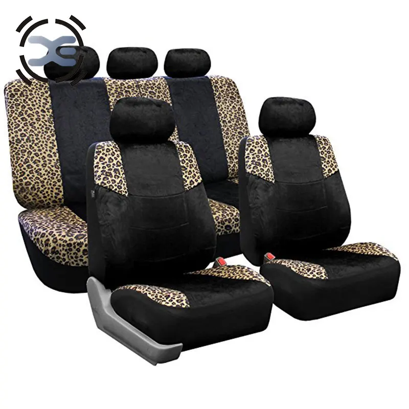 

5 Seats Animal Print Seat Cover Compatible Universal Fit Most Car Seat Covers Protector Automobiles Interior Accessories T192