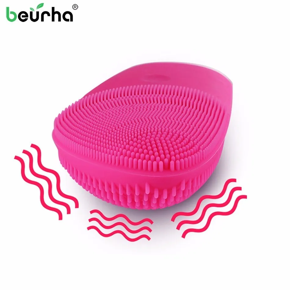 

NEW Net Silicone Beauty Mini Electric Facial Cleaning Massage Brush Washing Machine Waterproof Silicone Facial Cleansing Devices