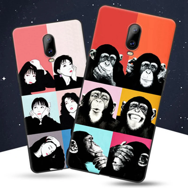 Для Oneplus 6 T чехол coque пара влюбленных мягкий чехол для телефона Oneplus6T A6010 задняя крышка One plus 6 T 1+ 6 T защитная оболочка capa 6,41"