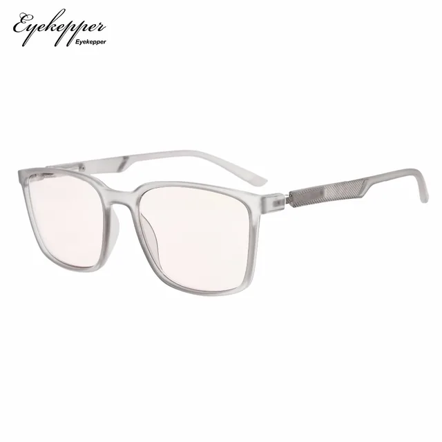 Best Offers CG151 Eyekepper Blue Light Blocking Reading Glasses Amber Tinted Computer Glasses Large Frame
