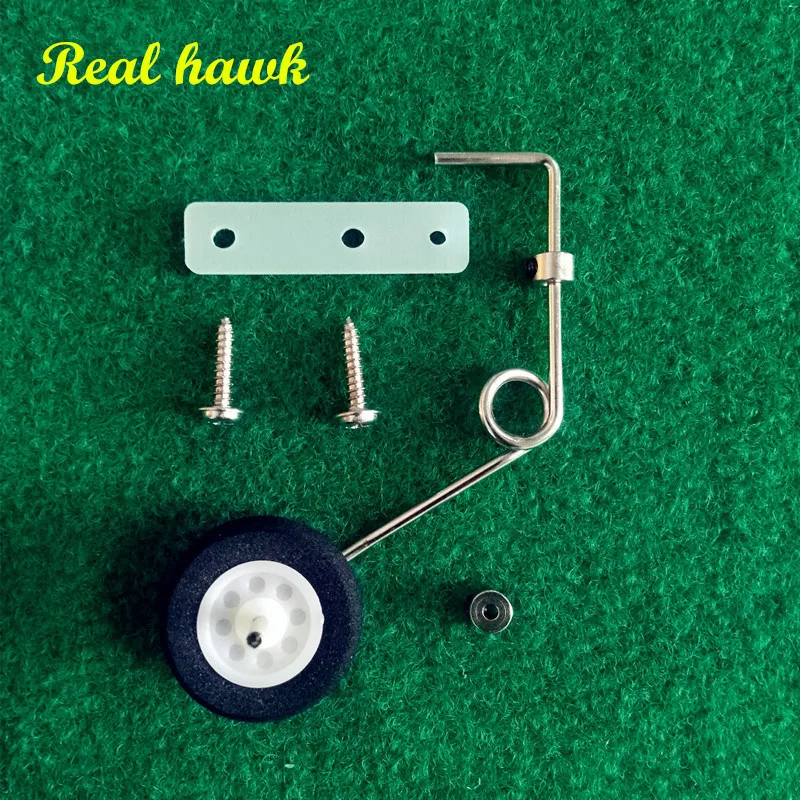 5 pcs/lot 40~52class steering tail wheel COMBO fiber glass