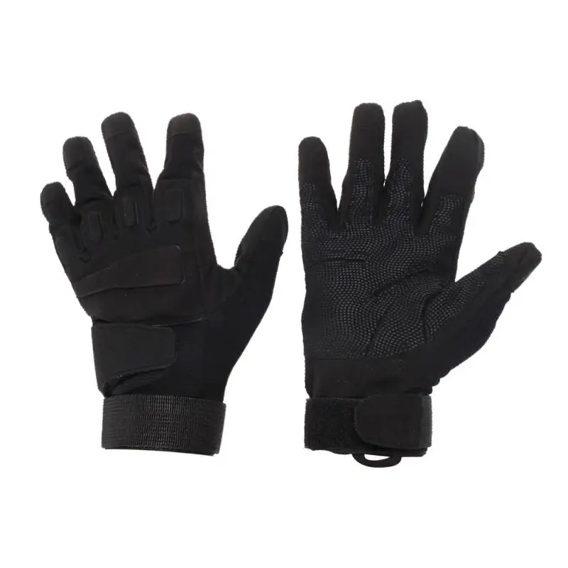 black XL Уличные тактические перчатки полный палец спортивные походы, кемпинг, катание на веосипеде военные мужские перчатки Броня Защита оболочки перчатки Z70 - Цвет: black XL
