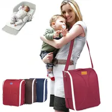 2in1 Детские туристические кроватки, может быть мумия мешок, переносной Сложите путешествия детская кровать