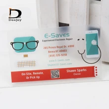 Пользовательские печатные визитная Карточка ПВХ Прозрачный матовый ясно видеть-через печать имя карты 200 шт./заказ