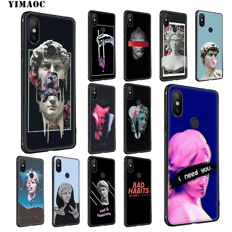 YIMAOC David статуи искусство мягкий чехол для Xiaomi mi 9T 9 8 Se 6 MAX 3 A1 A2 Lite CC9E CC9 6X 5X POCOPHONE F1 |