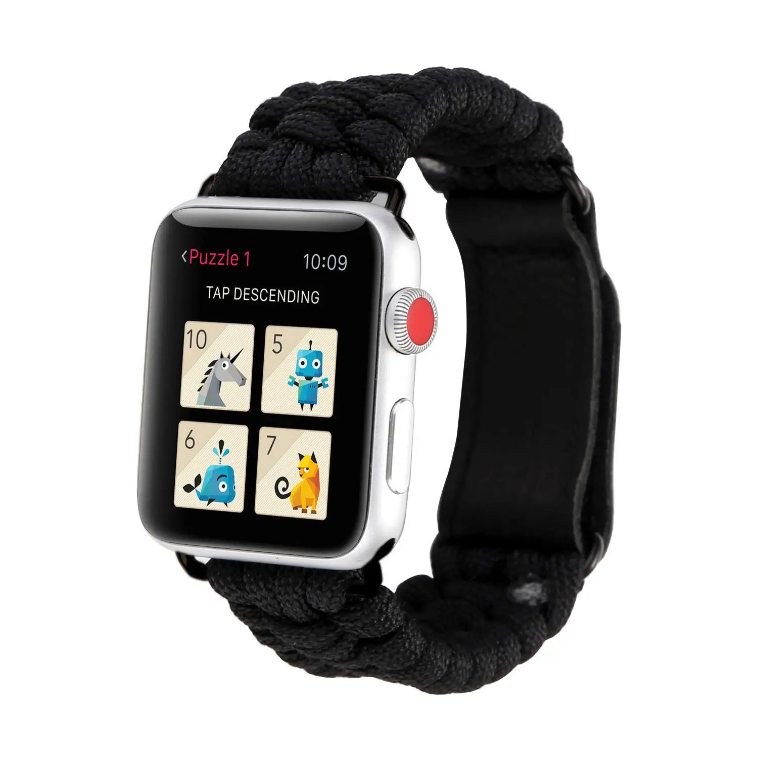 Apple Watch Band, нейлоновые части, парашютный шнур, для спорта на открытом воздухе, кемпинга, активного отдыха, для женщин и мужчин, браслет, ремешок для iWatch Series 5 4 3 2 1