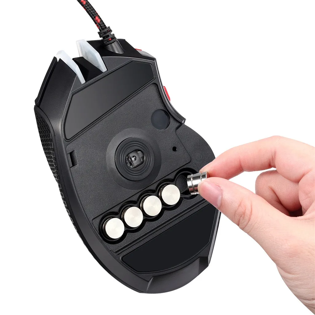 Носимые устройства MOTOSPEED V18 4000 dpi 9 Кнопок Проводная программируемая игровая мышь оптическая мышь Прямая поставка