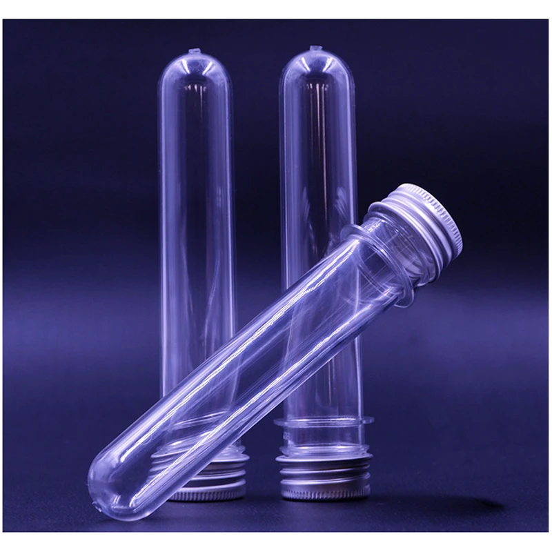 Clear 40ml Plastic Test Tube Bottle for Mask Peel Bath Salts Candy