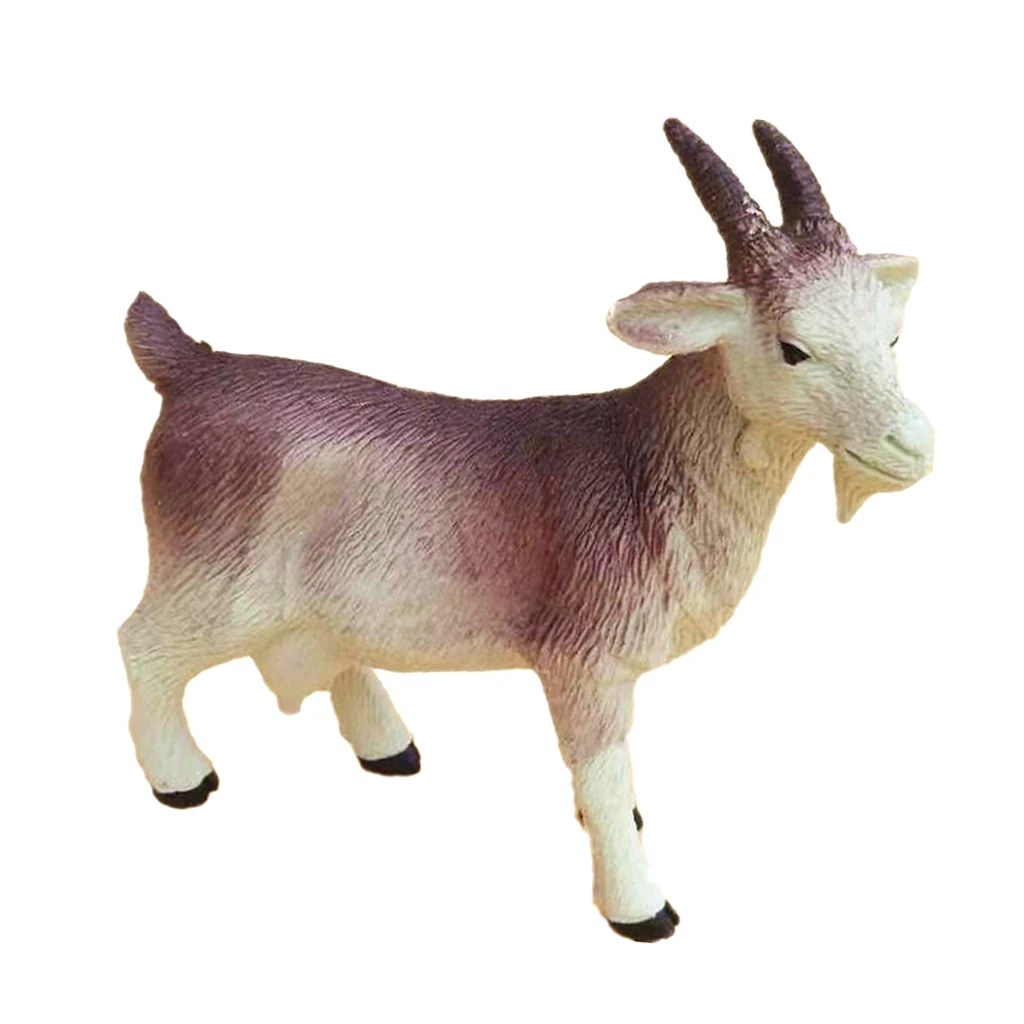 Mini Farm Animals Figure Toys Set Realistic Wild Pastic Animal Learning Toys Garden Miniatures Ornaments Kids Pretend Play Toys