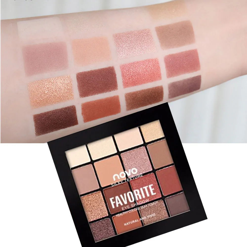 

Waterproof 16 Color Glitter High Quality Eye Shadow Powder Palette Matte Eyeshadow Cosmetic Makeup Portable Convenient To Use