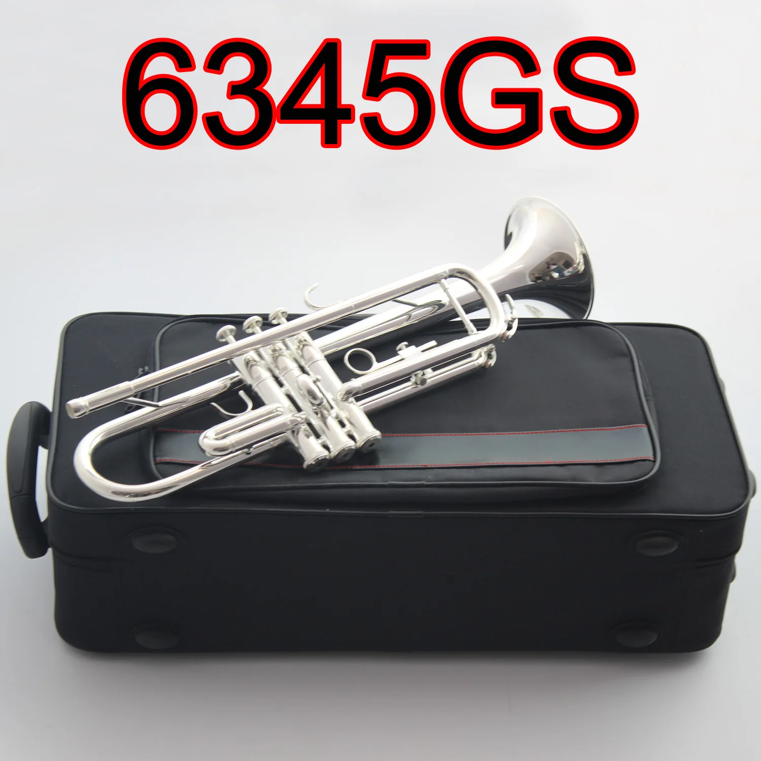 Brand New Japan Professional Bb Trumpet 6345GS Silver Plate Musical