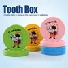 Baby teeth box save milk teeth storage wooden box Baby creative wooden tooth fairy for children gifts ► Photo 2/6