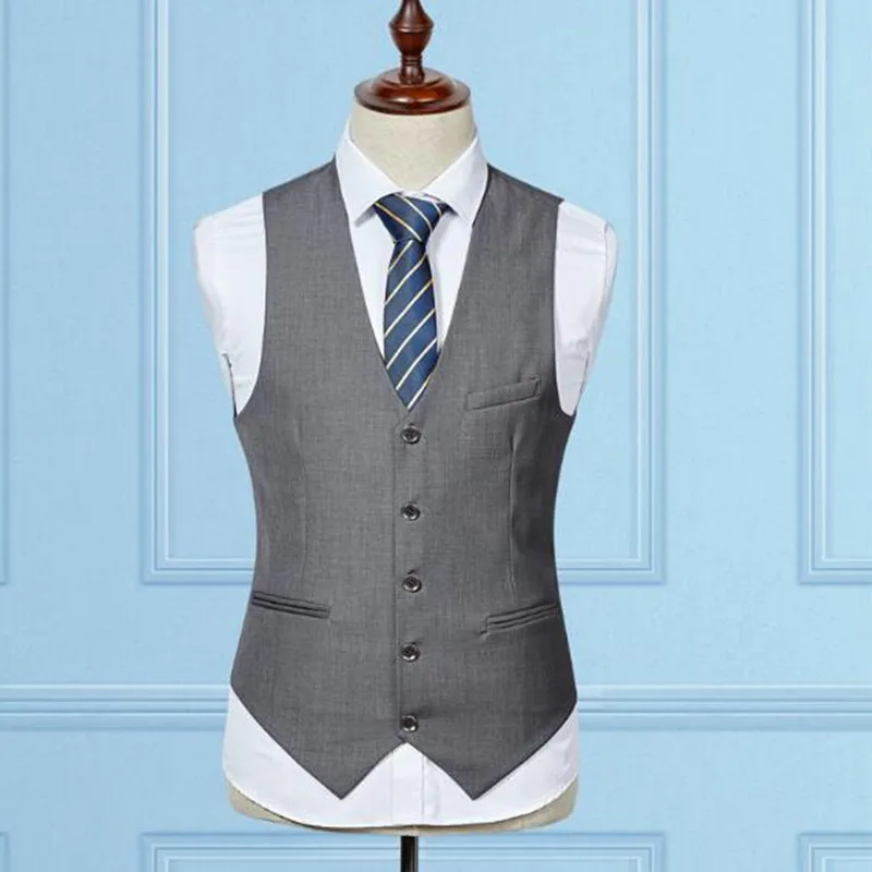 Fashion Purple Suit Men Set 2019 Prom Wedding Dinner Mens Suits Groomsmen Blazer Groom Tuxedo 2 Buttons Coat (Jacket+Pants+Vest)