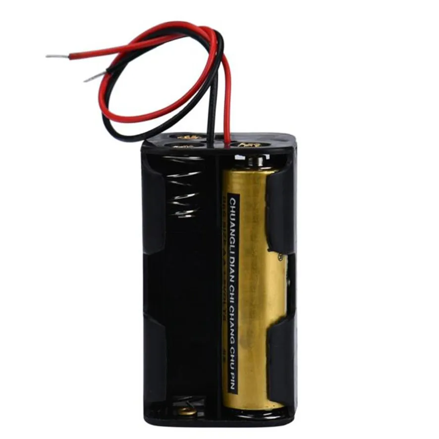Best Price 2 slot 4 x AA Battery Back To Back Holder Case