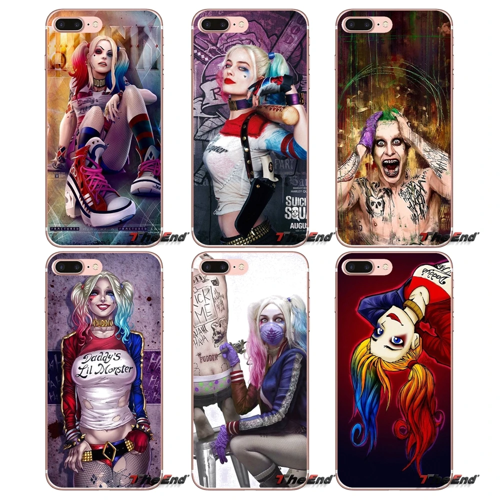 

For Samsung Galaxy J1 J2 J3 J5 J7 A3 A5 A7 2015 2016 2017 J530 J730 Fundas Coque Suicide Squad Harley Quinn Cell Phone Cover