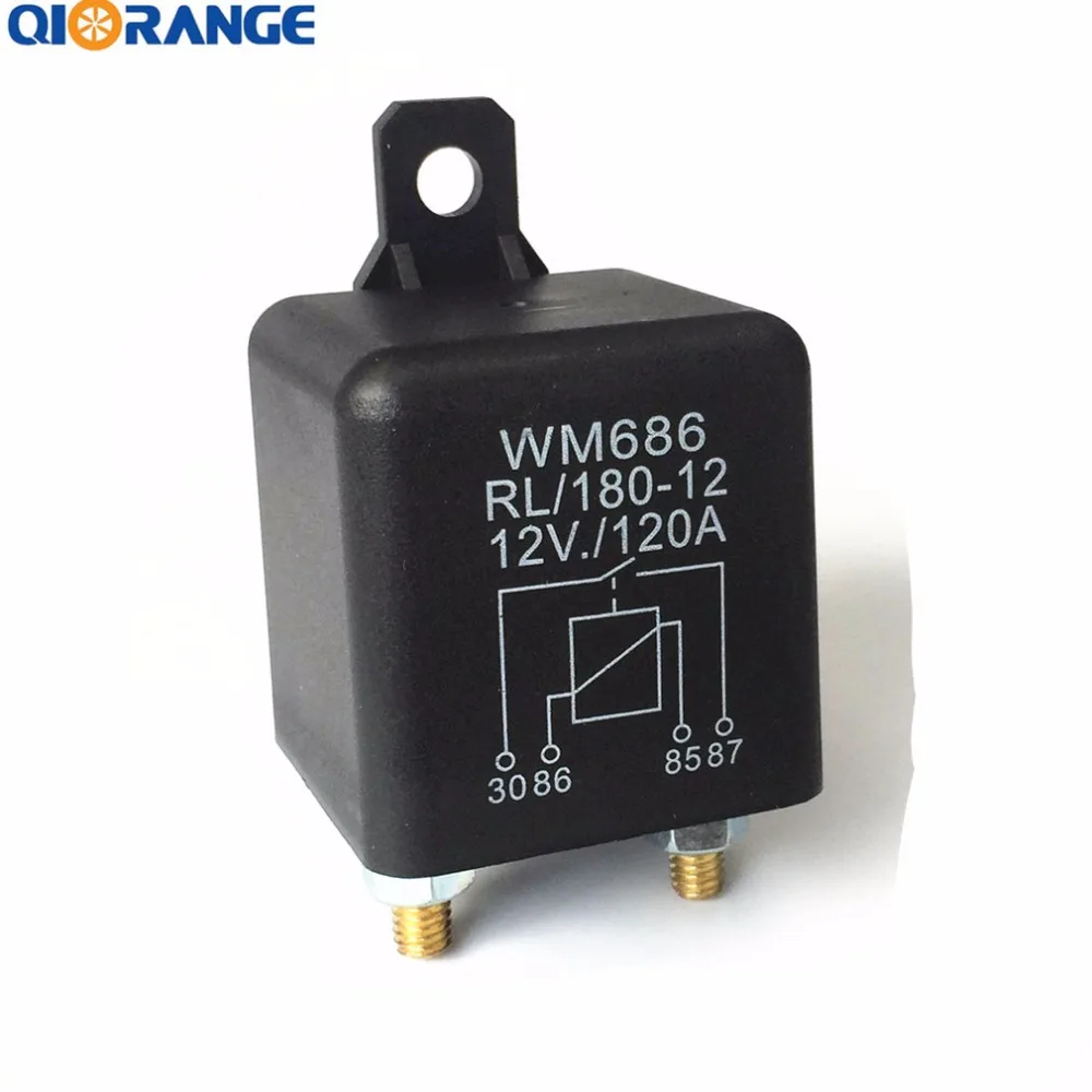 QIORANGE 12V DC 120A Car Relays Truck Motor Automotive Switch Car Relay