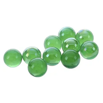 

10 Pcs Marbles 16mm glass marbles Knicker glass balls decoration color nuggets toy green