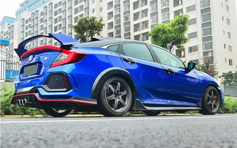 Спойлер для Honda Civic Спойлеры-крылья высокого качества абсолютно новые аксессуары для модификации автомобиля ABS