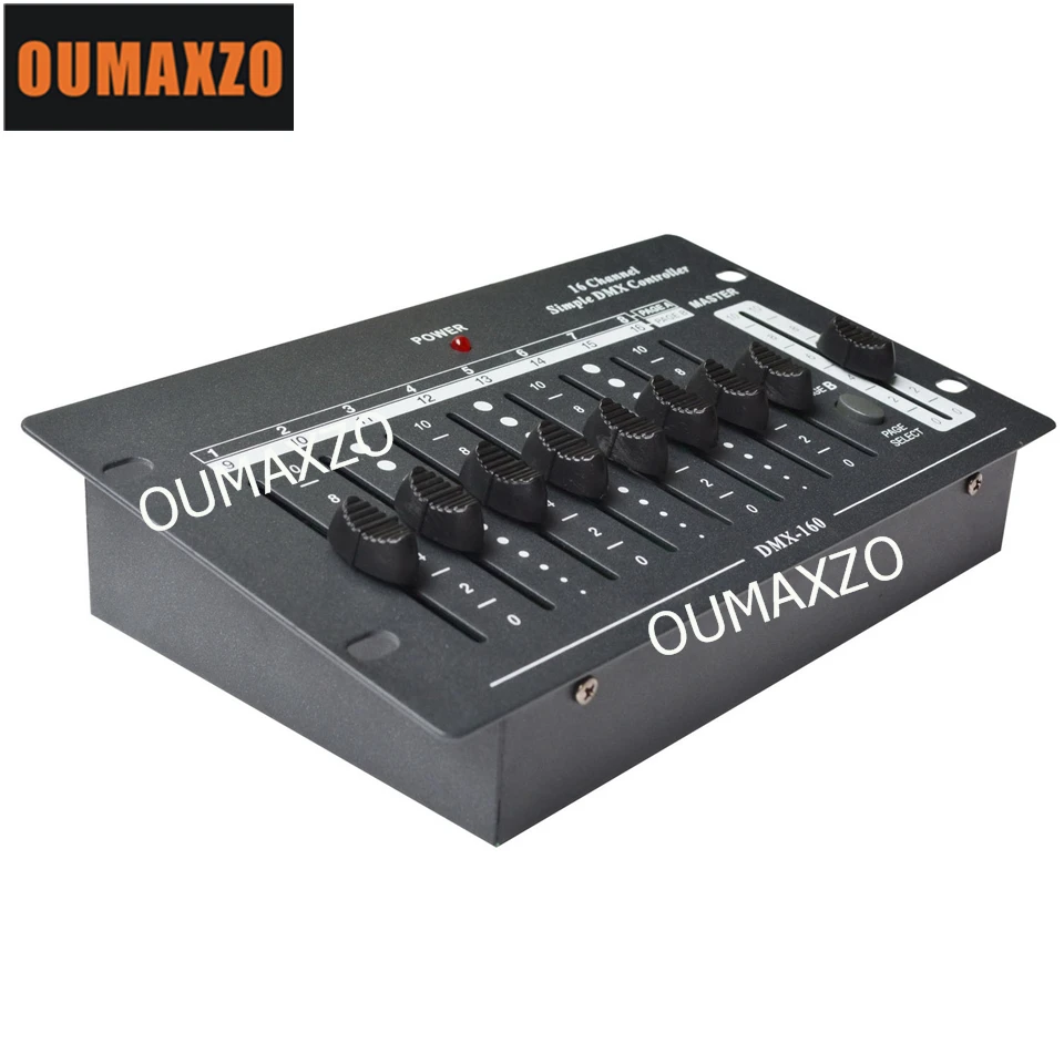 Iluminação de Palco Controlador de Iluminação com Led Console de 16 Indicador para 16 Max 1320 Canais Dmx Canais Simples Levou Controlador Dmx 4 stage lighting console