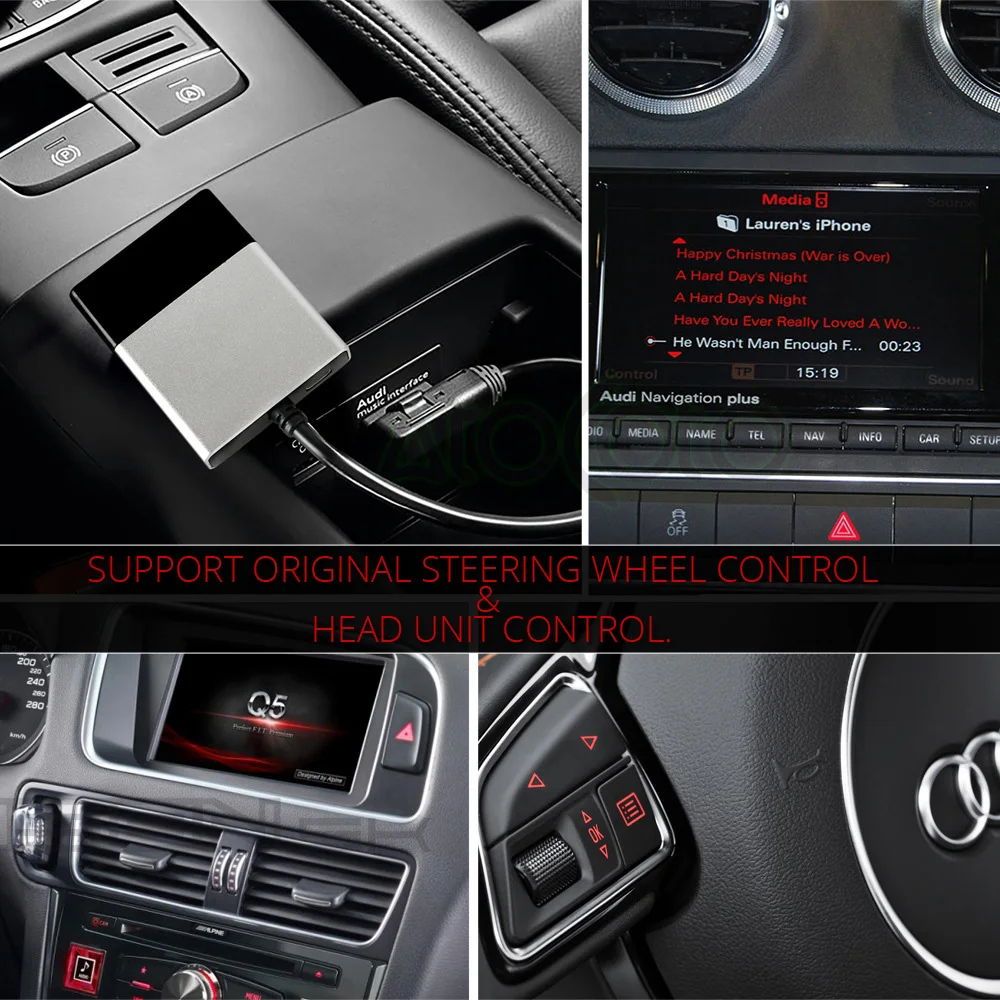 Bluetooth автомобильный комплект для VW MDI музыкальный приемник Airdual модуль Mercedes Benz MMI