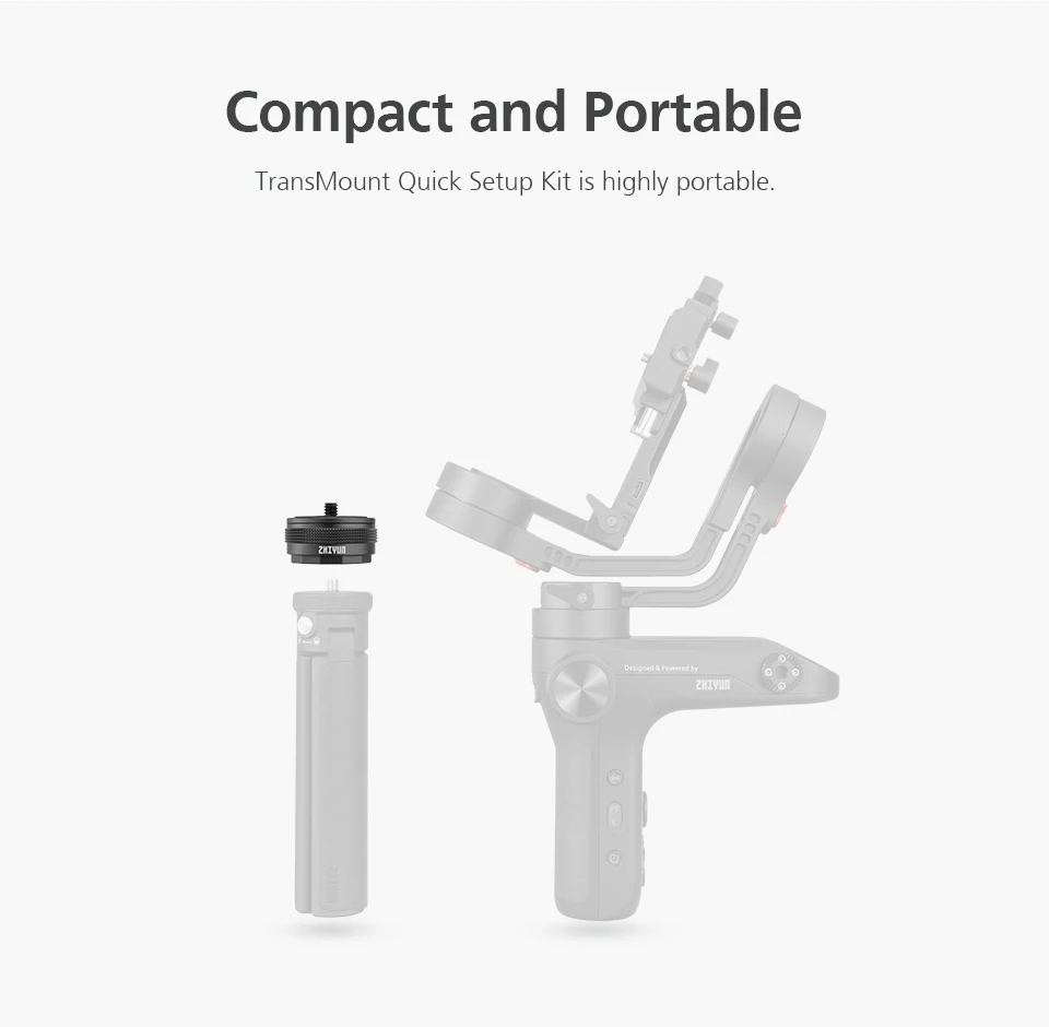 ZHIYUN набор для быстрой установки для ZHIYUN Gimbal Crane 3 Lab/Weebill Lab стабилизатор аксессуары с 1/4 дюймовым винтом