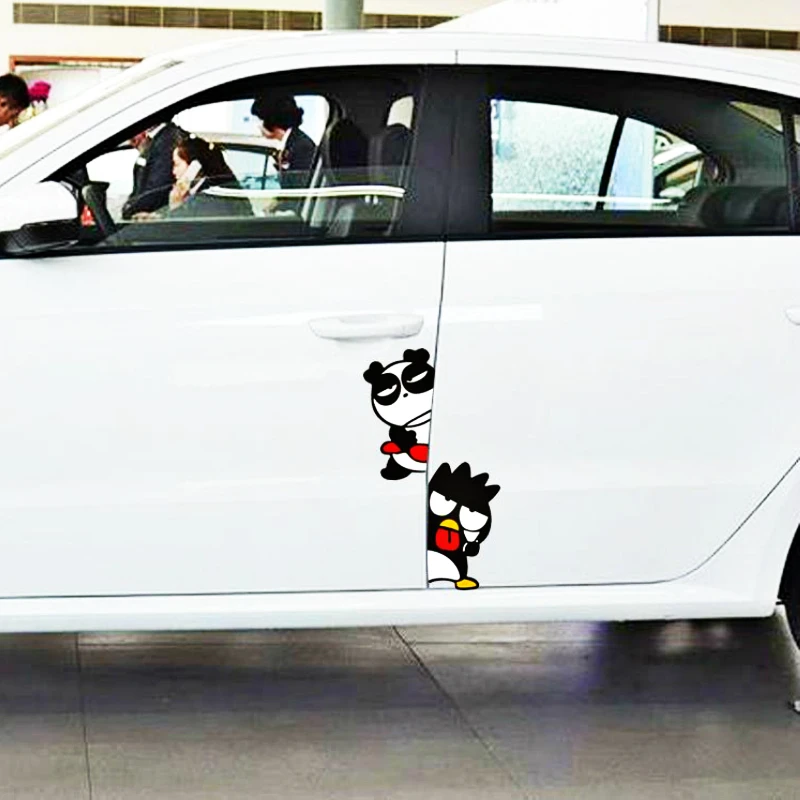 Автомобильные аксессуары Aliauto 2 X мультяшный Забавный Пингвин наклейка на дверь