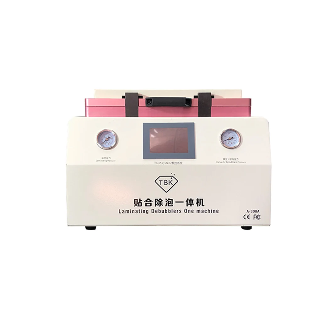

15 Inch LCD Touch Screen Repair Automatic Bubble Removing Machine OCA Vacuum Laminating Machine With Automatic Lock Gas TBK-308A