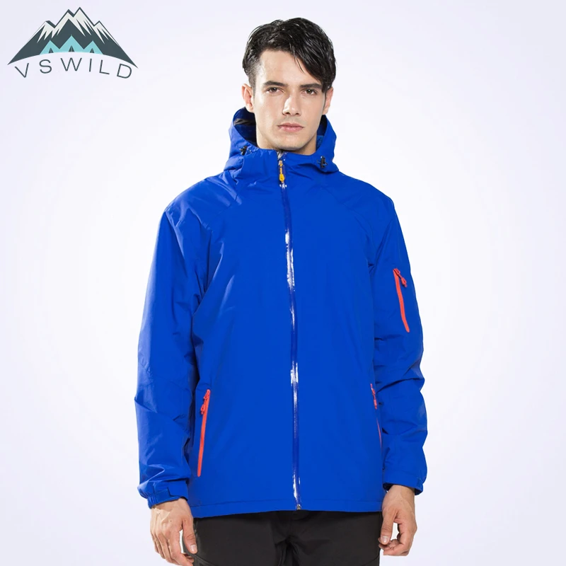 

Men's Women's Single Layer Jacket WinterTriple Plus Size Velvet Thick Waterproof Jackets For Hiking Fishing Suit Men