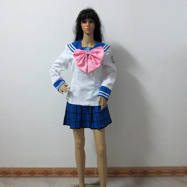 Danganronpa Dangan Ronpa Sayaka Maizono Woman Cosplay Costume Tailor 