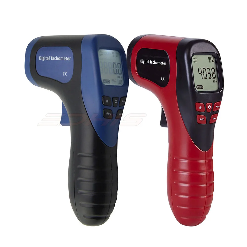 KH Digital Tachometer Non Contact Laser Speed Gun RPM Meter LCD Speedometer Car Motors Air Wind