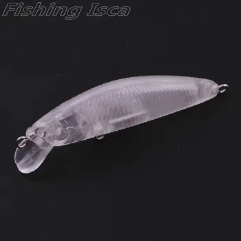 

20PCS Blank Minnow Fishing Lure 6.6g 6.8cm Crankbait wobbler Artificial Plastic Hard Bait DIY Unpainted Pesca Fishing Tackle