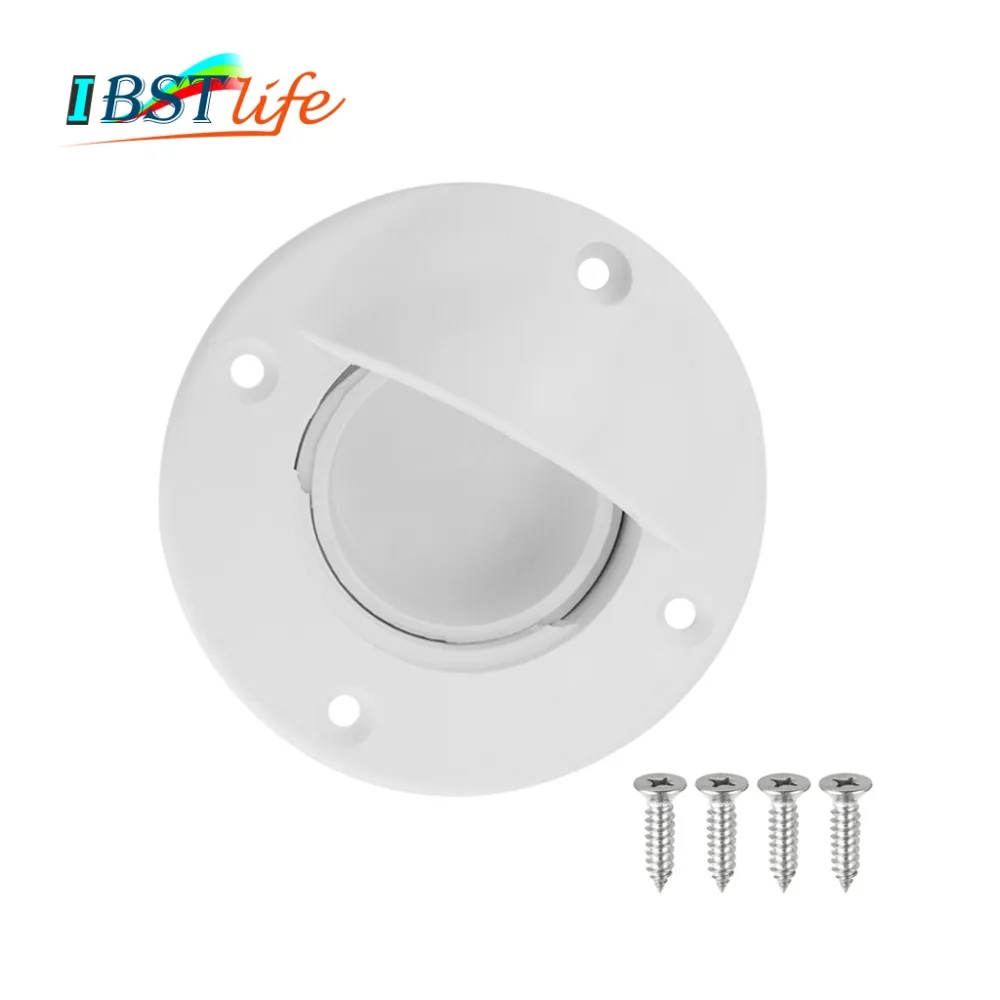 

Universal White Nylon Marine Boat Transom Deck Mount Drain Scupper Valve Screw Cap Bung Stopper Replacement Accessories