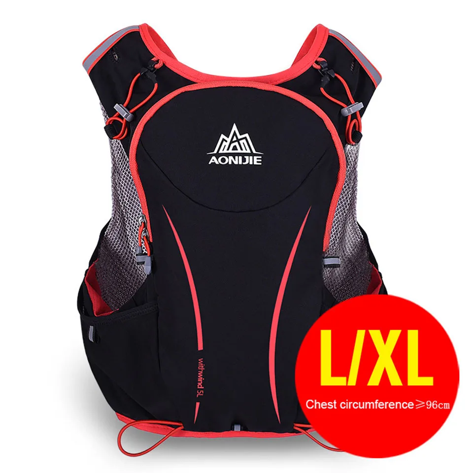 AONIJIE 5L рюкзак для бега, чайник, посылка, марафон, сумки для велоспорта, жилет для бега, спортивная сумка, водонепроницаемая нейлоновая сумка - Цвет: Style 2