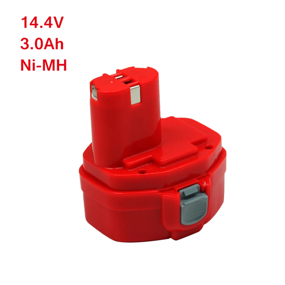 

Wilderness 14.4V Ni-MH 3Ah battery Replacement Power Tool for Makita 1420 1422 1400 PA14 192600-1 194172-2 193062-6 Volt
