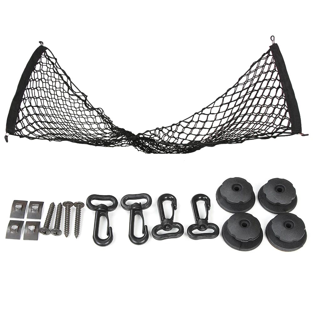 

Envelope Style Universal Trunk Cargo Net Car Mesh Storage Organizer with Mounting Screw 40CM*110CM