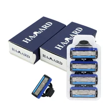 HAWARD 8 Cartridges 5 Blade Replacement Razor Head Gift Razor Handle Used For Men's Shaving and Women's Hair Removal