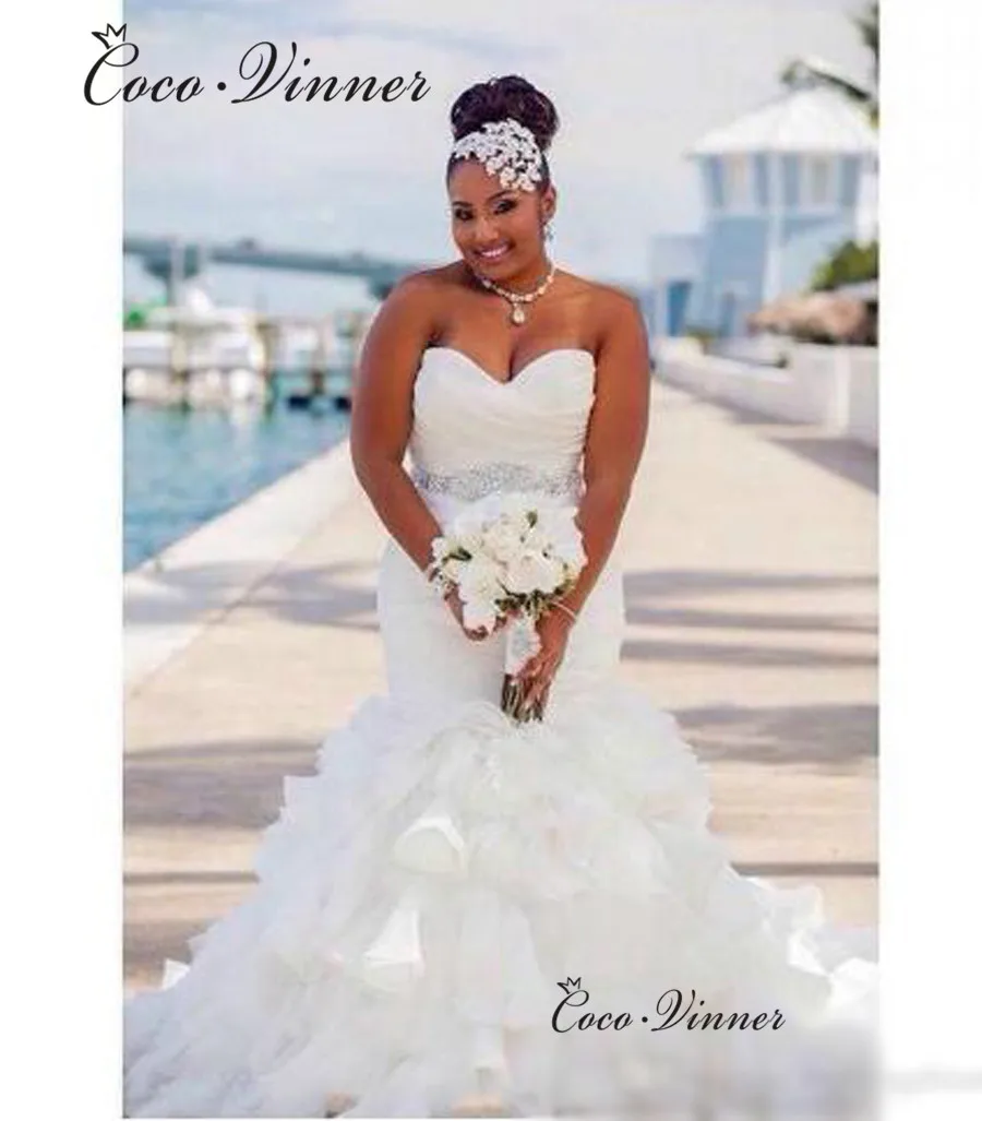 Off Shoulder Ruched Fuffles Trumpet Mermaid Wedding ...