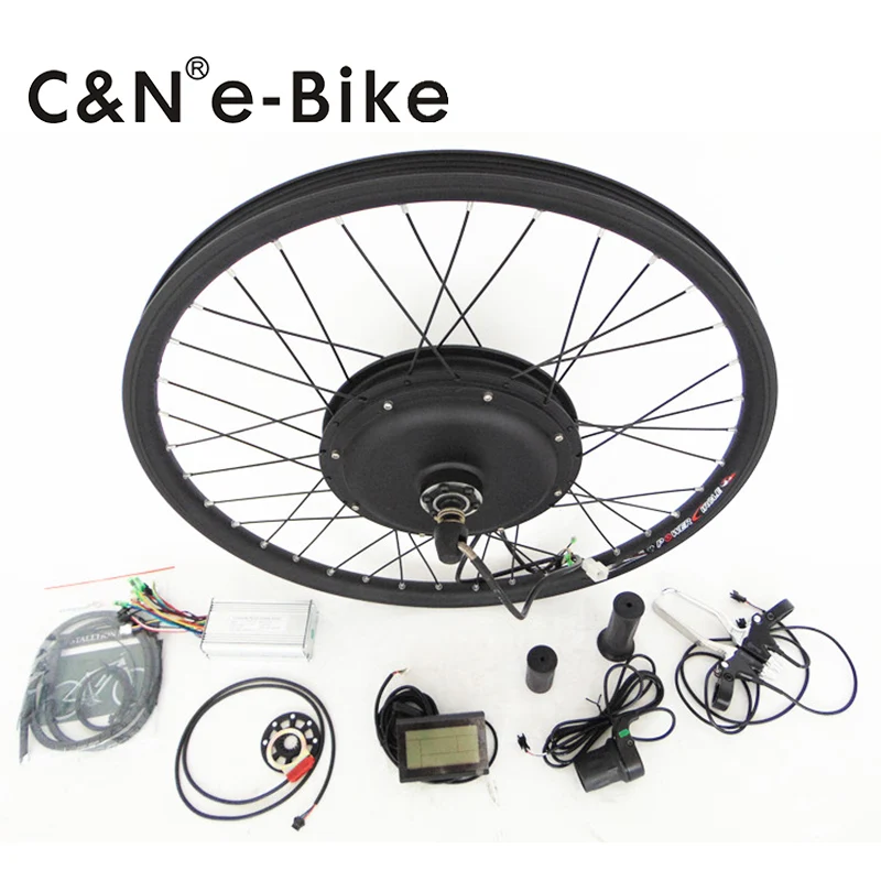 

electric bike brushless hub motor kit 500w bicycle conversion kit with new LCD display
