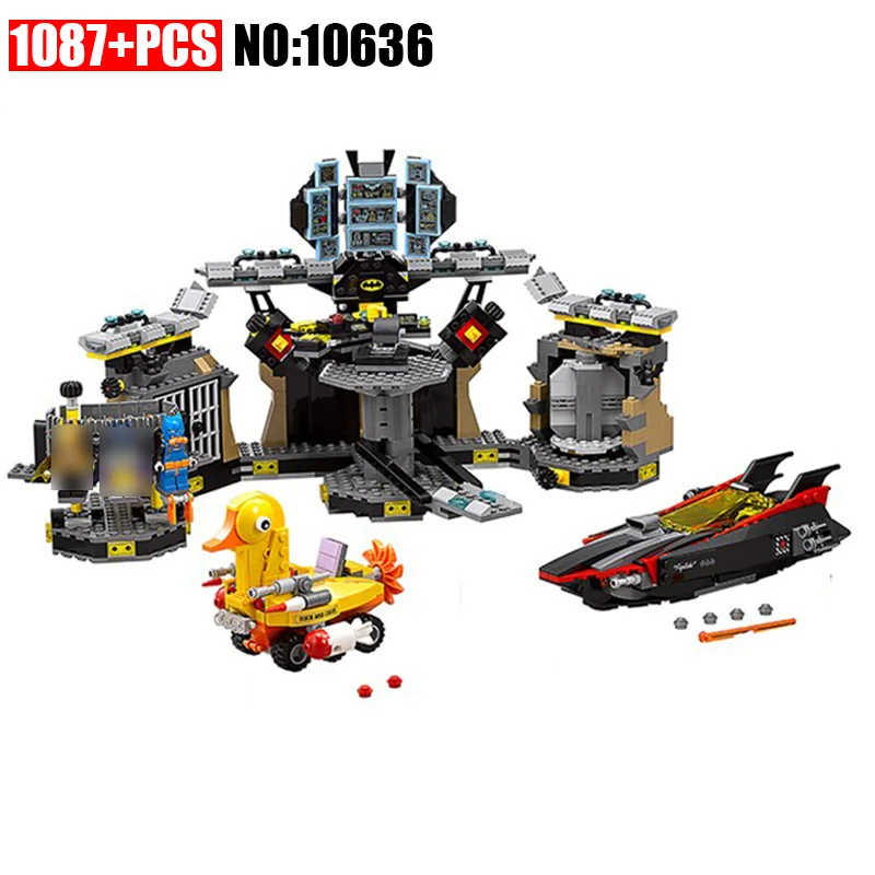 

10636 Batman Movie Batcave Break-in Man-Bat Bricks Sets Building Block DIY Educational Bricks Toys Compatible Batman 70909