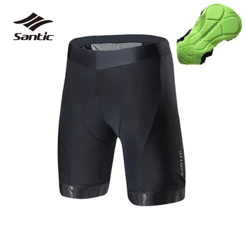 

Santic Summer Cycling Shorts 8 Hours 4D Coolmax Padded Road Mountain Bike Shorts Men Anti-pilling Bicycle Shorts Trousers