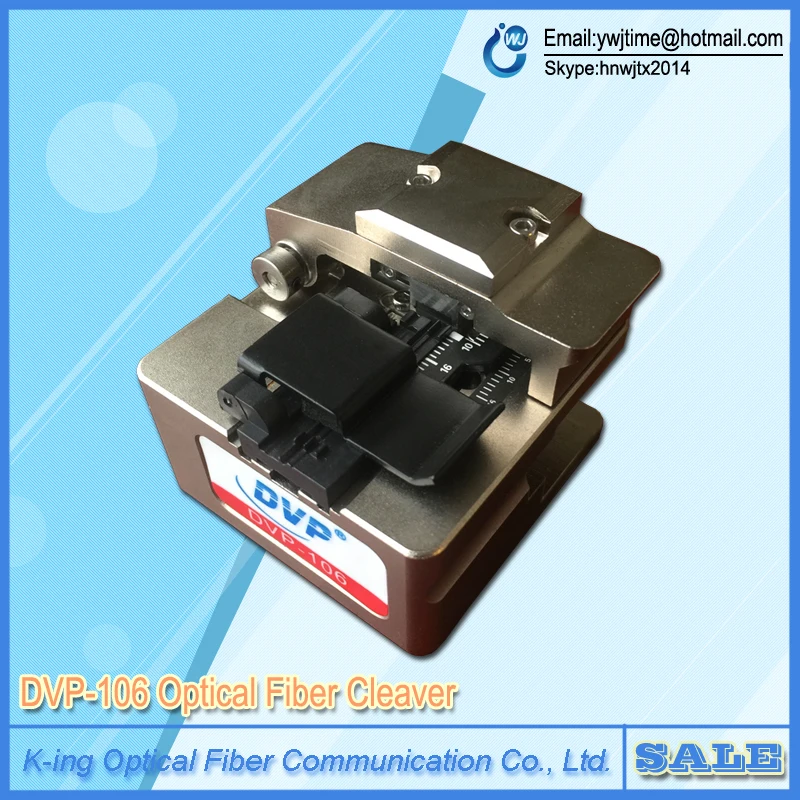 

Free Shipping DVP106 High Precision Fiber Optic Cutter DVP-106 Optical Fiber Cleaver for Welding Fusion Splicer Machine